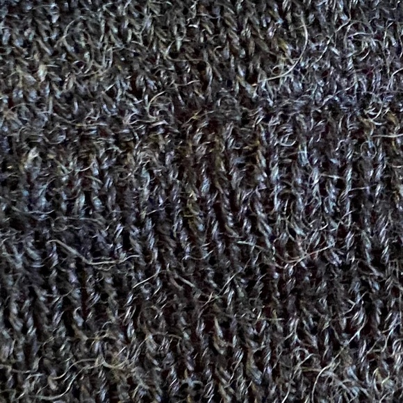 Charcoal Grey Wool Blend Pleated Flare Winter Office Pull On Skirt-Sz-M/L - Picture 5 of 13